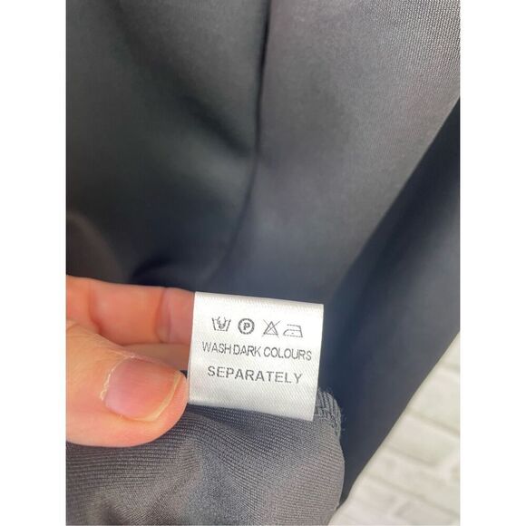 Miss Ord Black Strapless Maxi Gown with Oversized Bow – Size M - Picture 7 of 9